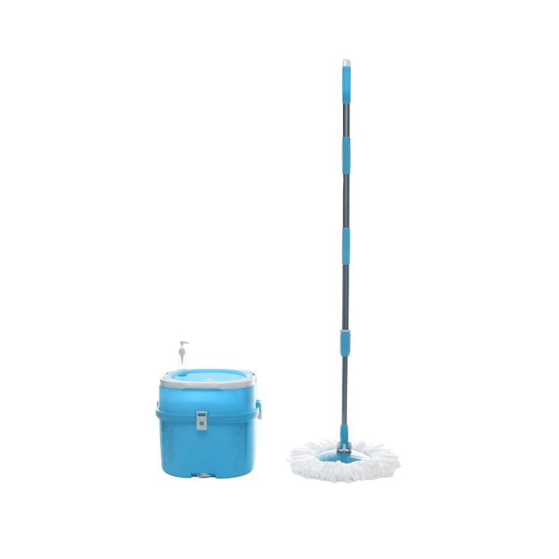 Kasanova 1 Mop 1 Blue Bucket, Plastic Polyester