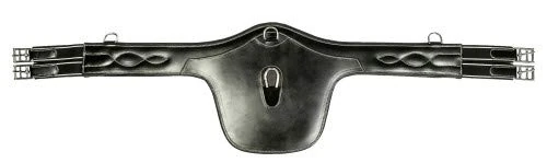 HKM Soft Stud Guard Girth Black Field service - Image 1