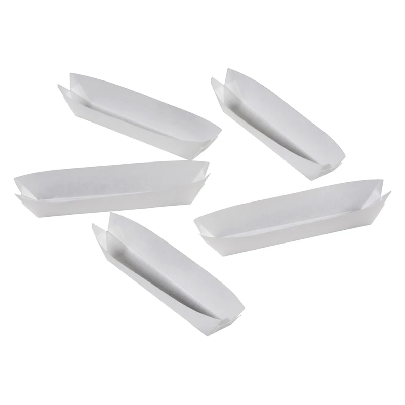 neoLab 1-7223 Paper Weighing Boats 55 mm x 10 mm x 10 mm (Pack of 100) - Image 1