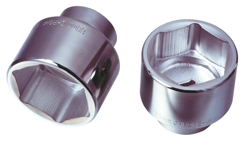 KS Tools 911.1692 Socket 911.1692 Hex Socket 1 Inch 110 mm Short Version Chrome Vanadium Satin Finish