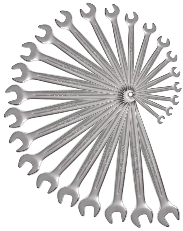 KS Tools 922.0075 Ultimate Combination Spanner Set 6-34 mm, 25 Pieces, White