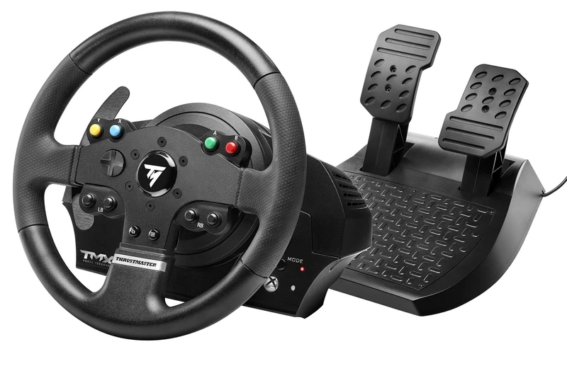 Thrustmaster TMX: ergonomic racing wheel with a 2-pedal pedal set - Compatible with Xbox One and PC, Works on Xbox Series X - UK version (Xbox One)