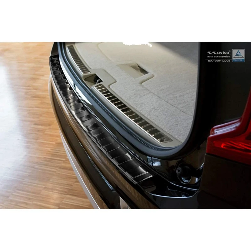 AutoStyle 2/45022 Ribs 'Threshold Volvo Xc90 2015- Black Steel Back Protection, Black