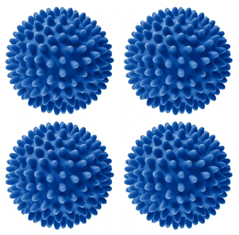 Handy Laundry Laundry Dryer Balls, Clothes Come Out Soft, Fluffy, Fewer Wrinkles & Less Static Cling, A Natural Alternative to Fabric Softener, Reduce Drying Time and Save on Energy, (Set of 4)