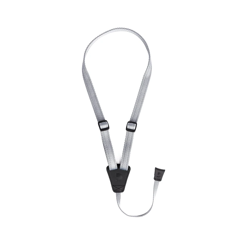 D'Addario Ukulele Strap - Clip On - Eco-Comfort - Ukelele Strap No Drill Needed - Stone
