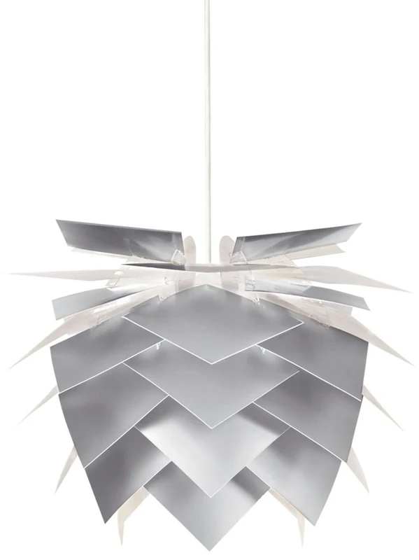 Dyberg Larsen PineApple Aluminium Look Medium Hanging Pendant, 45 cm Diameter