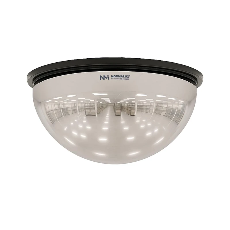 Normaluz BA30960 – Surveillance Mirror 360º PMMA 2 mm with Black Rubber Gusset 60 cm