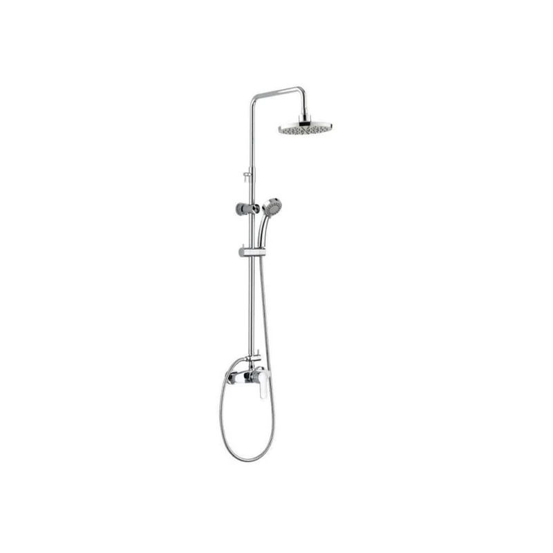 ROUSSEAU Shenti Chrome Shower Rail