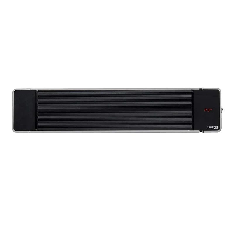 TROTEC IRD 1200 Infrared Electric Heater Infrared Wall Mounted Halogen Radiant Heater for Outdoor Garden Terrace, Changing Table or Bathroom, 1200 W