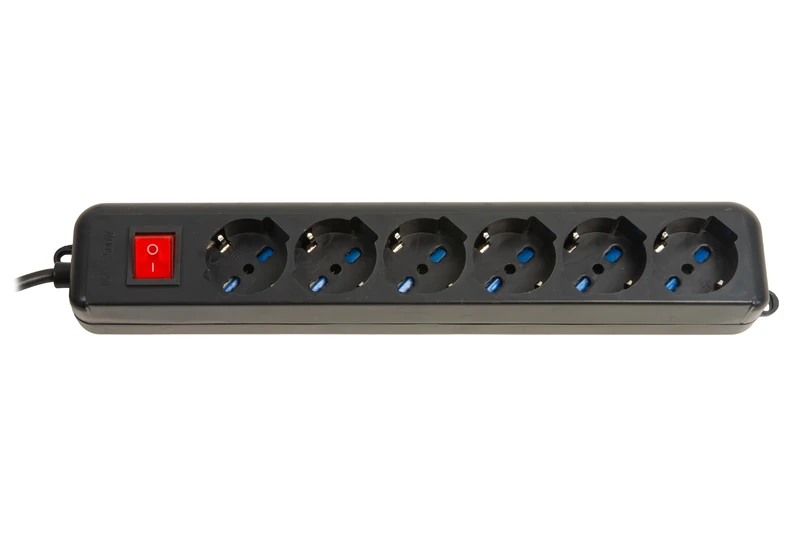 Link LKMP06N Black socket-outlet - Image 1