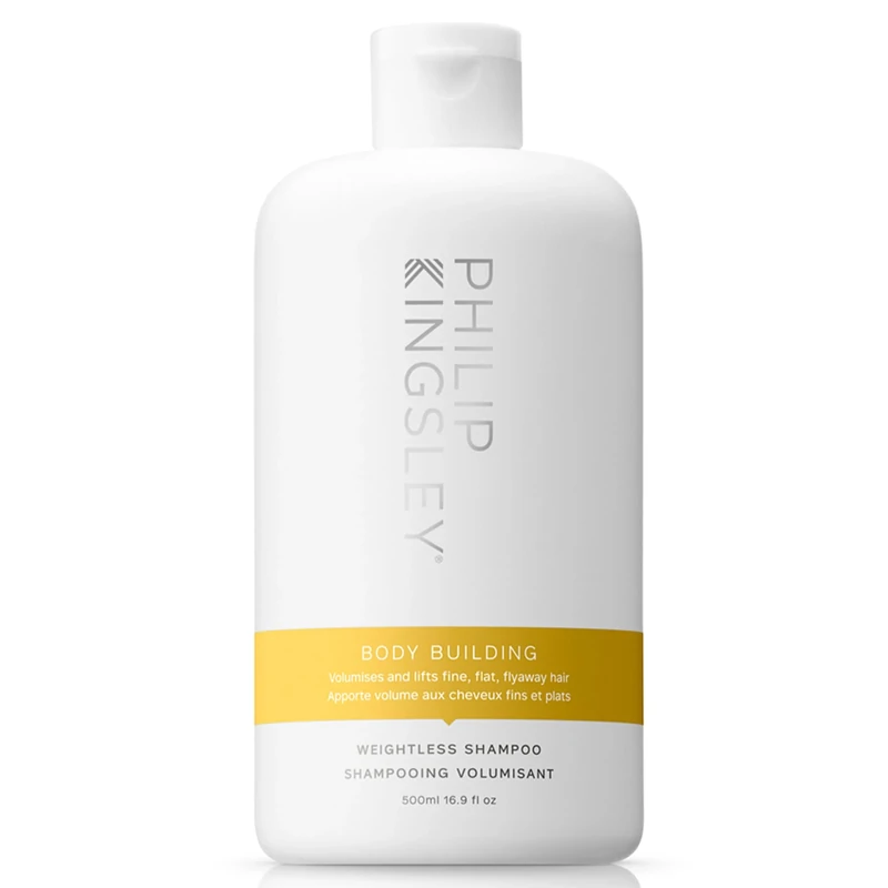Philip Kingsley | Body Building Weightless Shampoo | Volumising Shampoo for Fine, Limp, Flat, Flyaway Hair | Hydrates, Thickens, Lifts and Adds Volume and Shine | 500ml