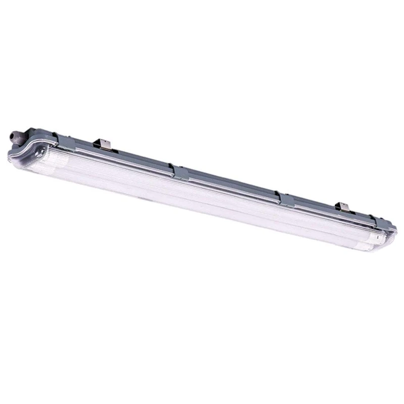 Ceiling light LED tubes 2x18W, natural white 4000K tubes included, IP65, 120cm