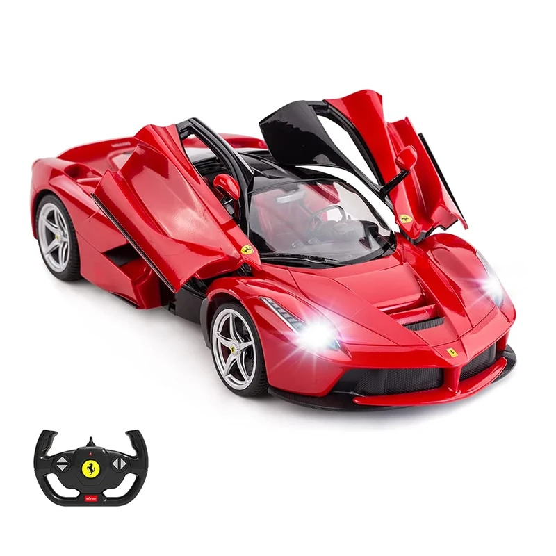RASTAR LaFerrari Remote Control Car, 1:14 Ferrari RC Toy Car for Kids Boys Adults, Red Ferrari Model