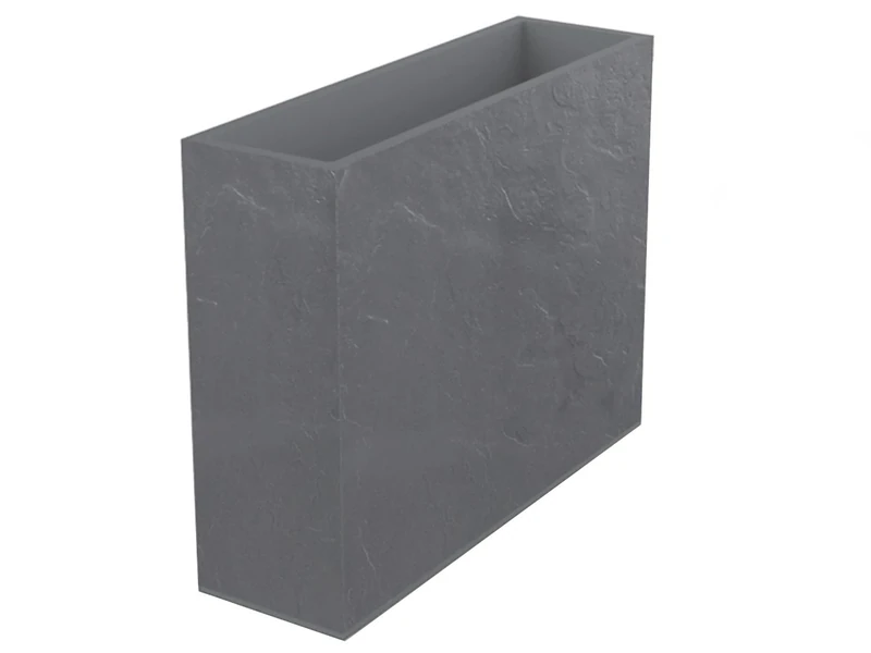 EDA Plastiques Volcania Planter Pebble Grey