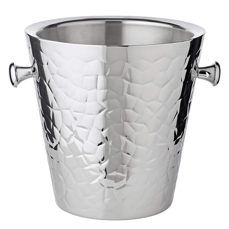 Edzard champagne cooler Capri/Bottle cooler, stainless steel, height 9,1 in, Ø 8,7 in