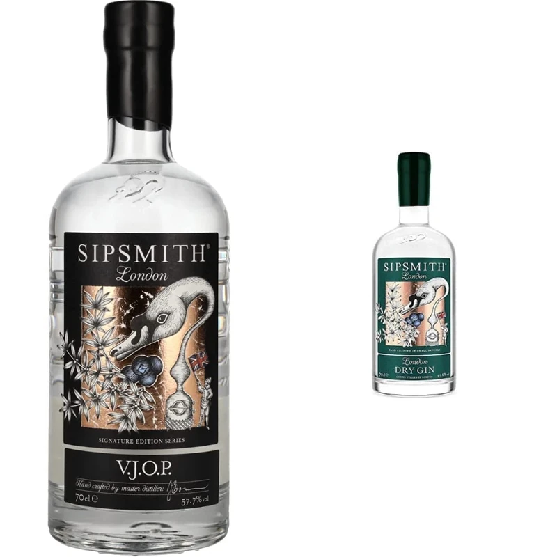 Sipsmith V.J.O.P. Gin, 70cl & London Dry Gin, 70cl