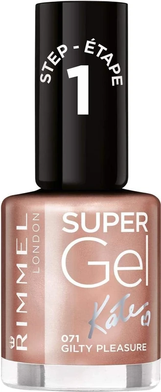 Rimmel London Super Gel Nail Polish, Guilty Pleasure, 12 ml, Packaging May Vary