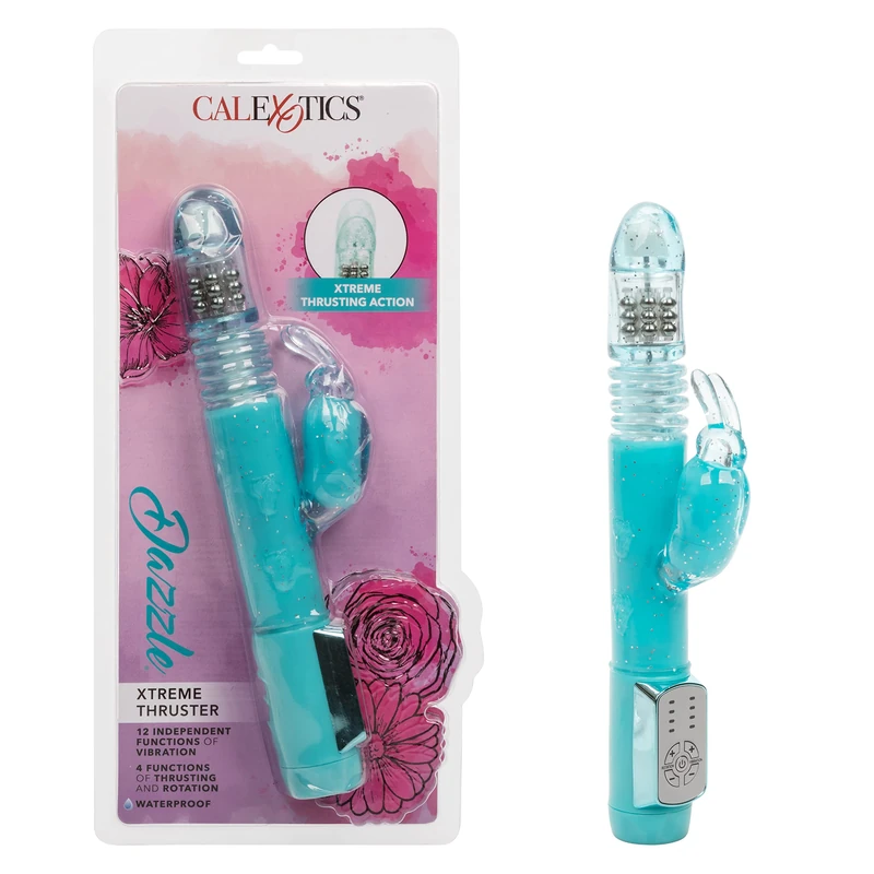 Dazzle Cal Exotics Dazzle Xtreme Thrusting Rabbit Vibrator