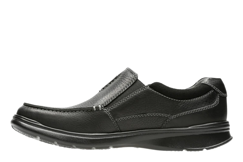 Clarks Men's Cotrell Free Loafer, Black Oily Lea, 9.5 UK