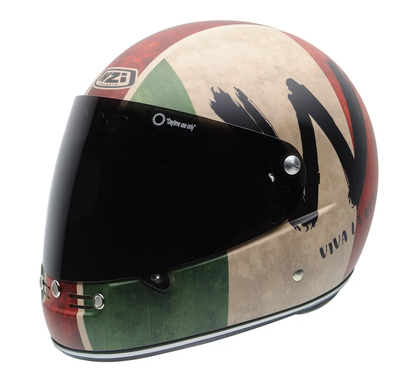 NZI Helmet, Beige/Green/Red, Size M
