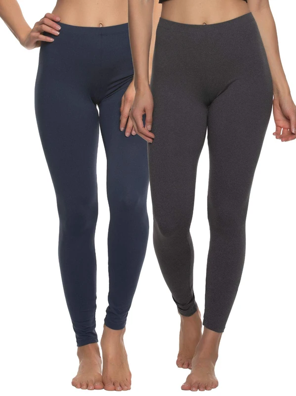 Felina Velvety Super Soft Lightweight Legging 2-Pack