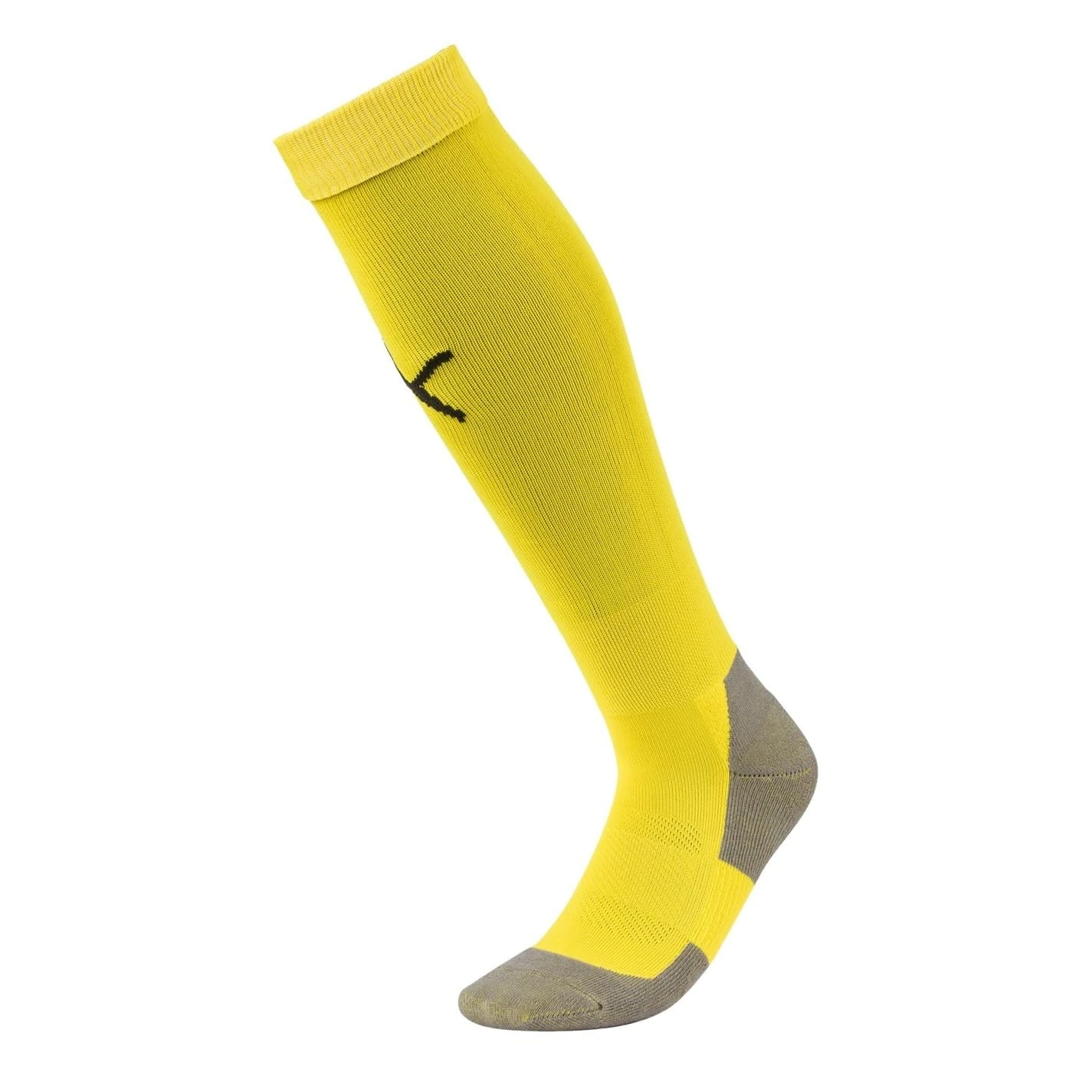 PUMA Men's Team Liga Core Football Socks, Cyber Yellow-Puma Black, 1 UK
