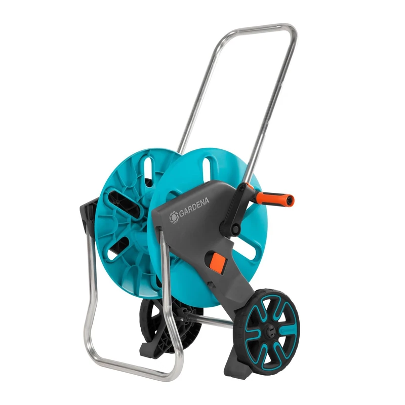 AquaRoll M, sin montar Capacidad: 13 mm (1/2") 60 m, 15 mm (5/8") 50 m, 19 mm (3/4") 35 m Manillar de altura ajustable, sistema anti-goteo, manivela lateral de libre movimiento. - Image 1
