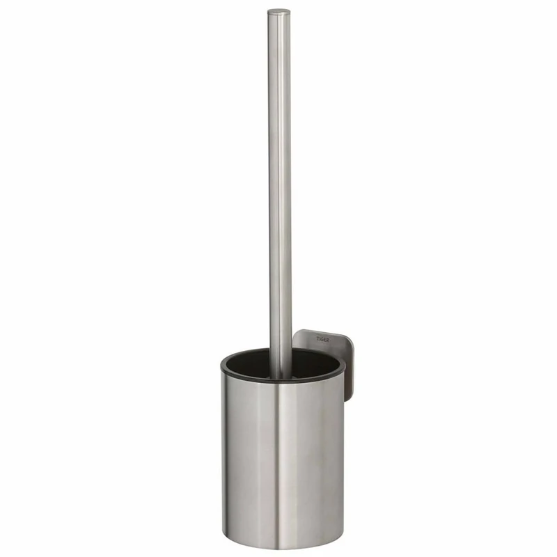 Tiger Colar Toilet Holder, Stainless Steel Brushed, 8.8x38.1x10.8 cm