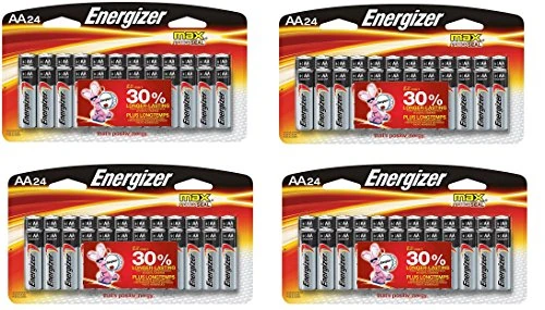Energizer MAX AA Batteries, Designed to Prevent Damaging Leaks 4 Pack(24 count)