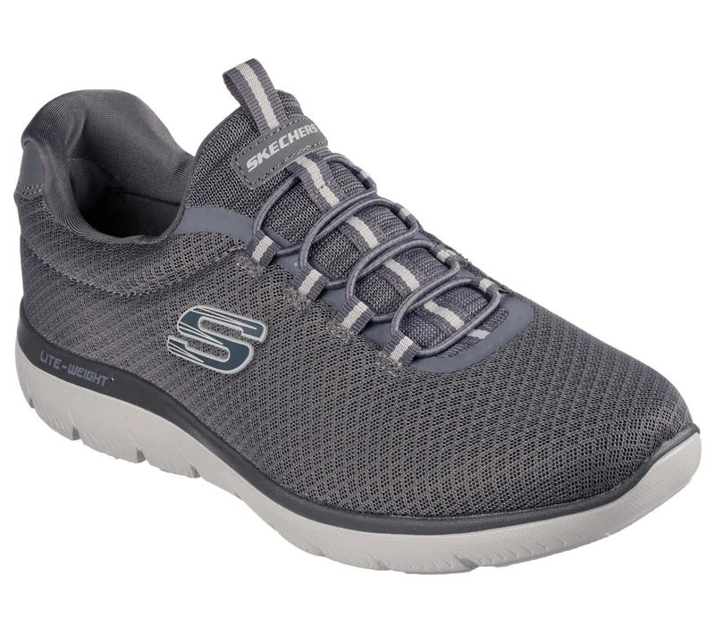 Skechers Men's Summits 52811 Trainers - Charcoal Mesh - 11 UK