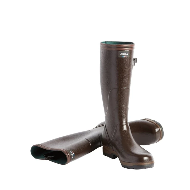 Aigle Men's Terra Pro Vario Rain Boots, Brun, 14.5 UK