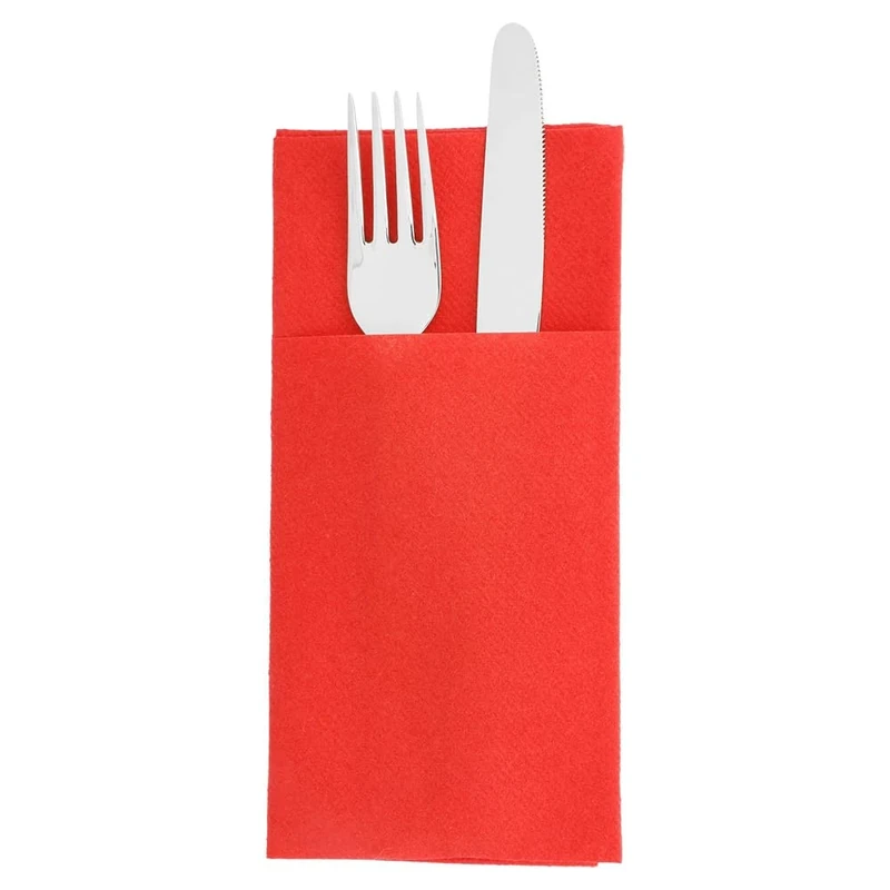 Napkins "Kangaroo" 55 Gsm 40X40 Cm Red Airlaid - 720 Units