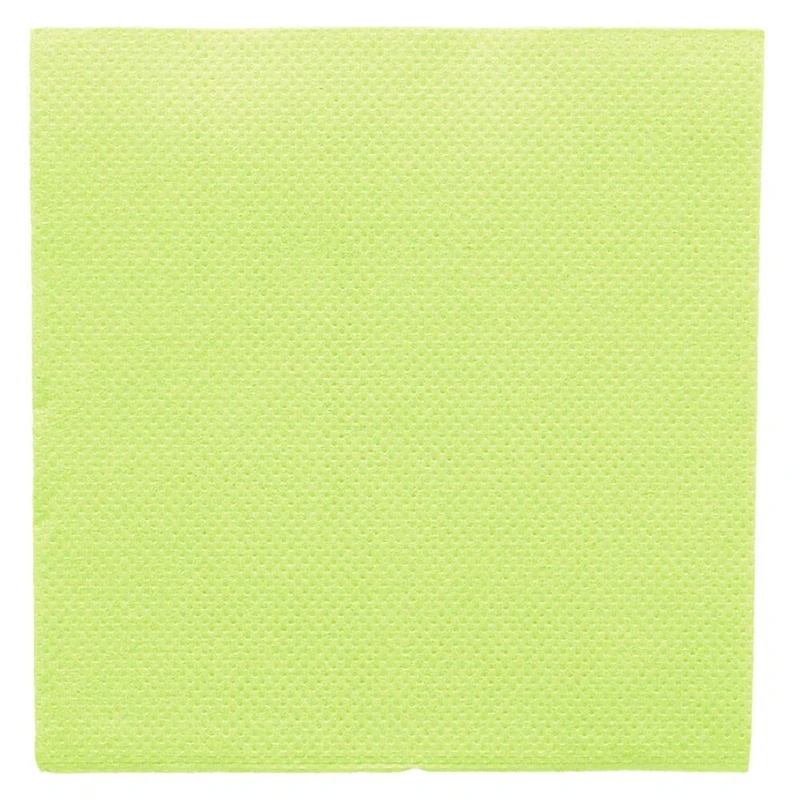 "Double Point" Napkins Ecolabel 18 Gsm 20X20 Cm Verde Anís Tissue - 2400 Units - Image 1