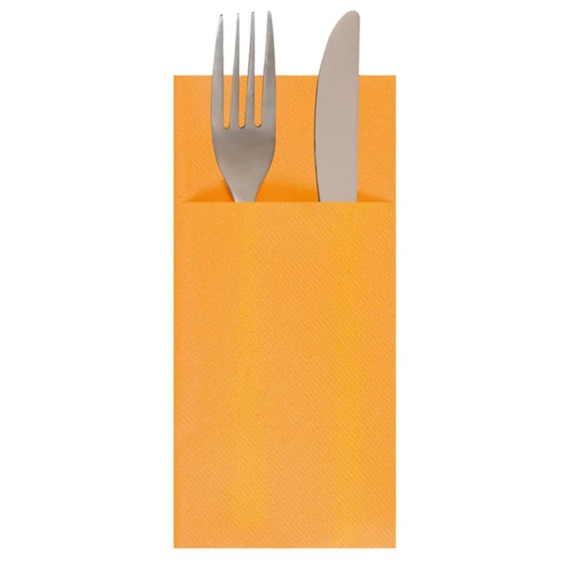 Napkins "Cangurito" 55 Gsm 33X40 Cm Tangerine Airlaid - 900 Units