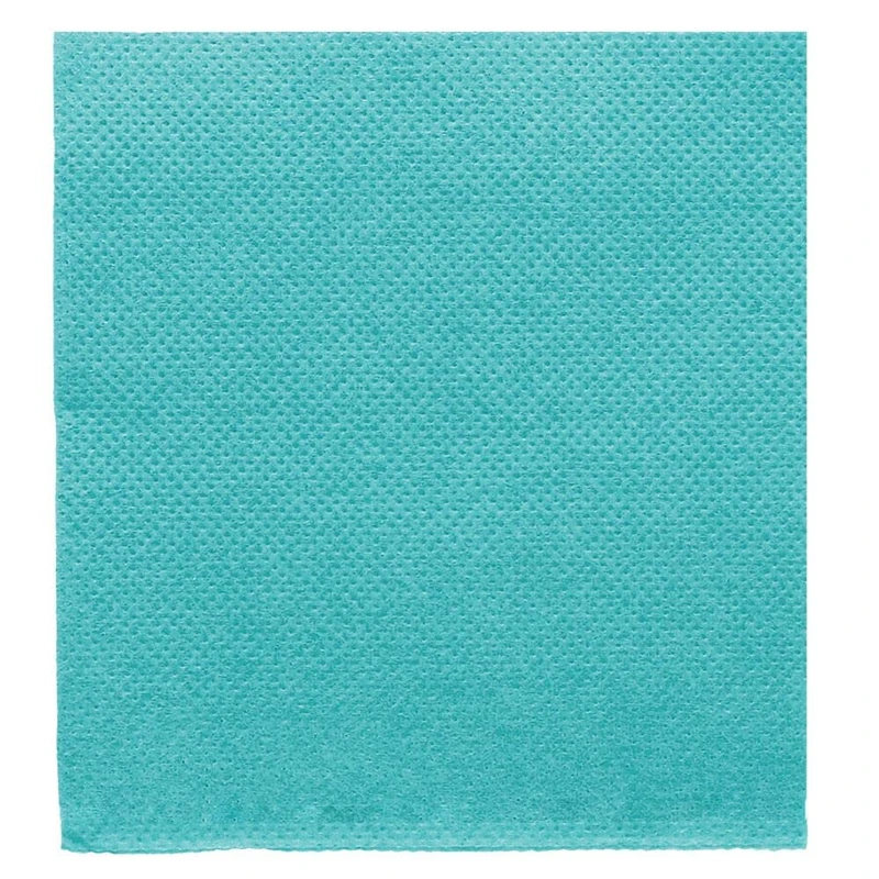 "Double Point" Napkins Ecolabel 18 Gsm 20X20 Cm Turquoise Blue Tissue - 2400 Units