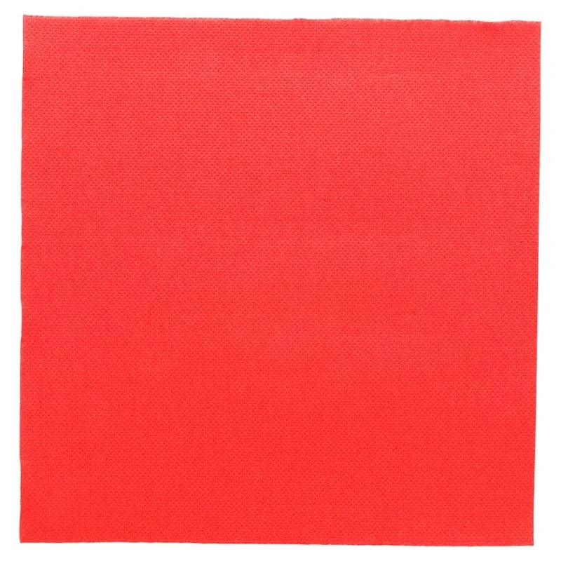 "Double Point" Napkins Ecolabel 18 Gsm 39X39 Cm Red Tissue - 1200 Units