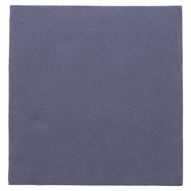 "Double Point" Napkins Ecolabel 18 Gsm 33X33 Cm Navy Blue Tissue - 1200 Units