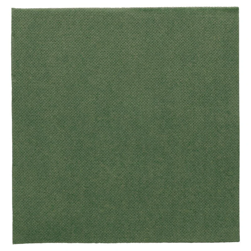 "Double Point" Napkins Ecolabel 18 Gsm 33X33 Cm Jaguar Green Tissue - 1200 Units