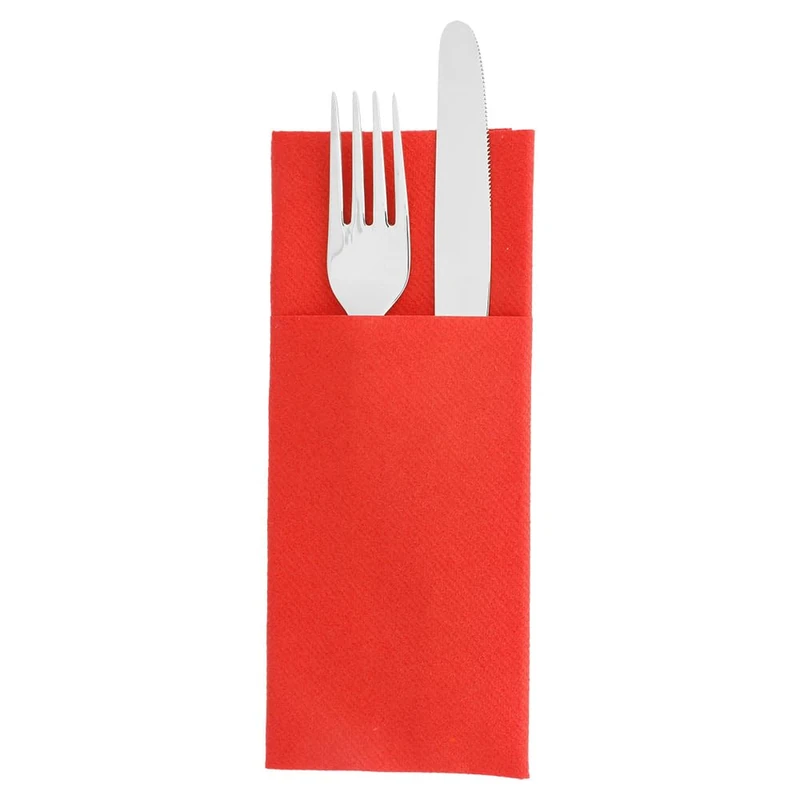 Napkins "Cangurito" 55 Gsm 33X40 Cm Red Airlaid - 900 Units