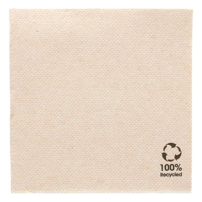 "Double Point" Napkins Ecolabel 18 Gsm 20X20 Cm Grey Tissue - 2400 Units - Image 1
