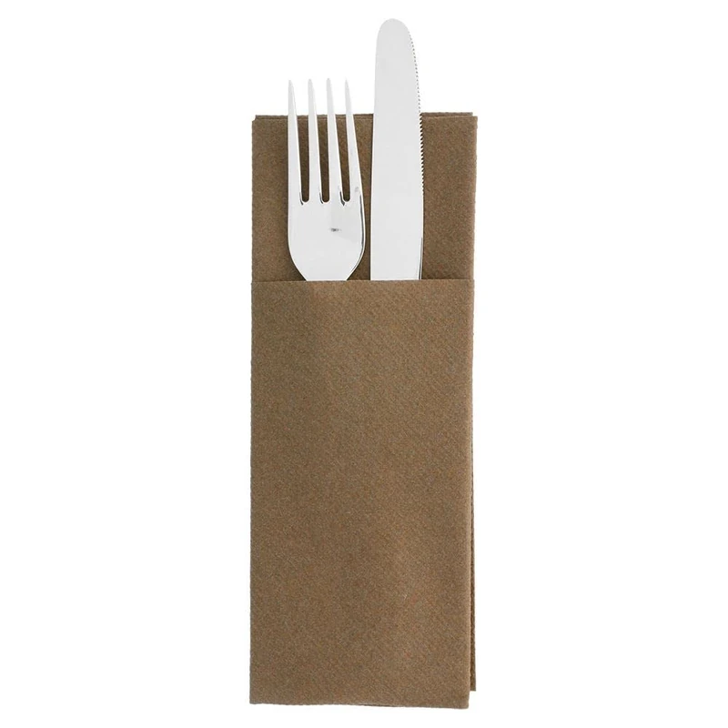 Napkins "Cangurito" 55 Gsm 33X40 Cm Chocolate Airlaid - 900 Units