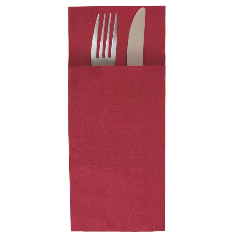 Napkins "Kangaroo Plus" 55 Gsm 40X45 Cm Burgundy Airlaid - 720 Units