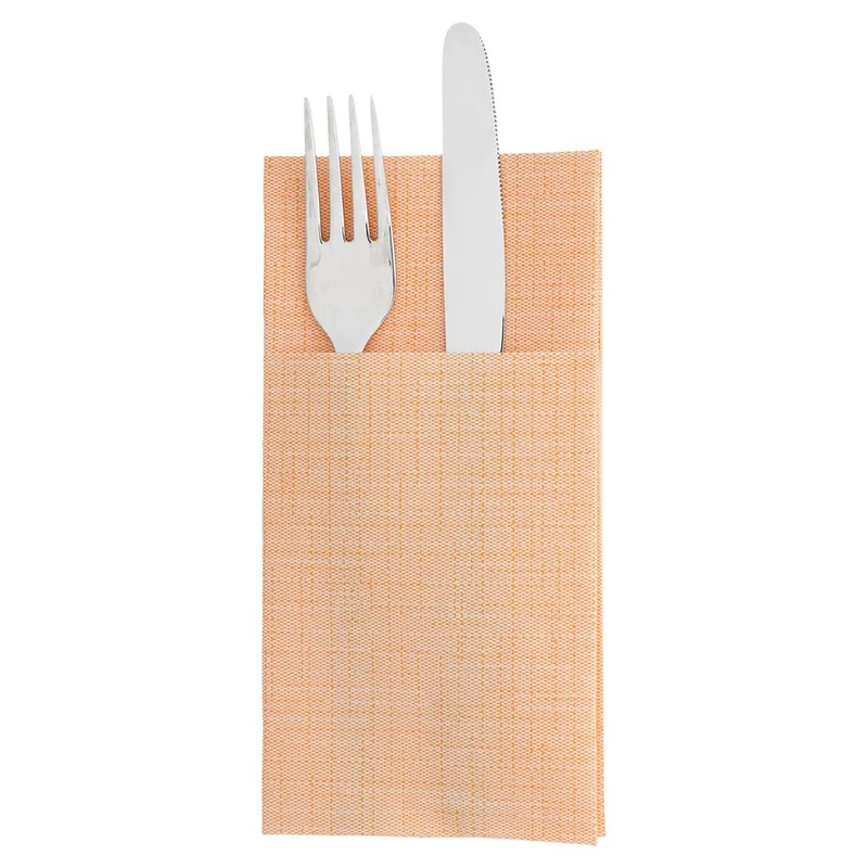 Napkins "Kangaroo" - "Dry Cotton" 55 Gsm 40X40 Cm Tangerine Airlaid - 720 Units
