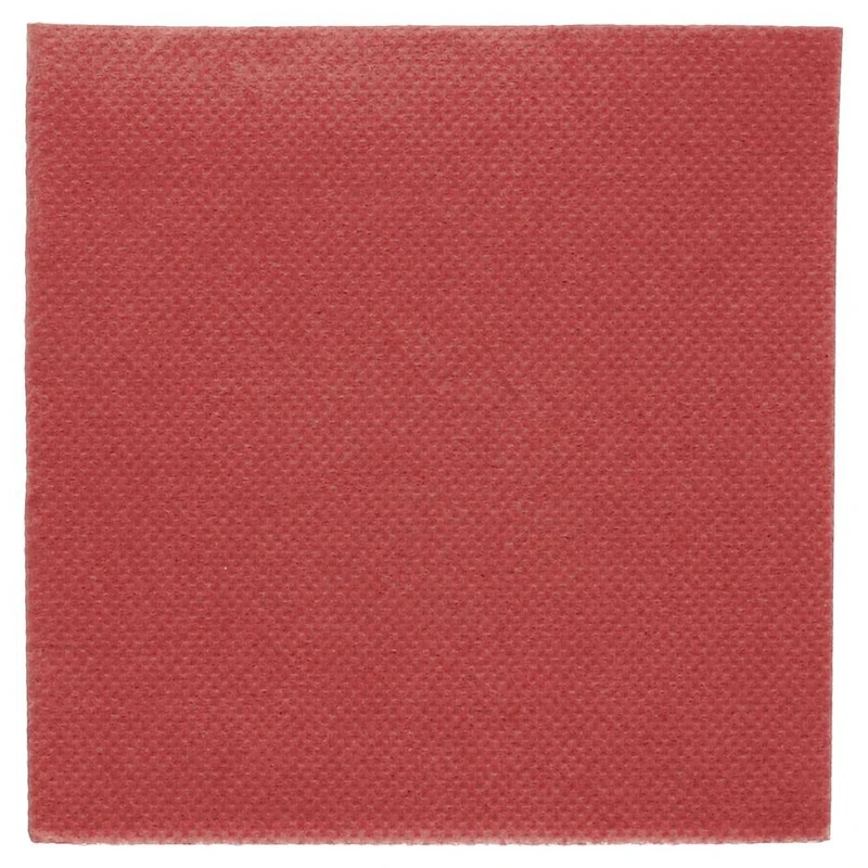 "Double Point" Napkins Ecolabel 18 Gsm 20X20 Cm Burgundy Tissue - 2400 Units
