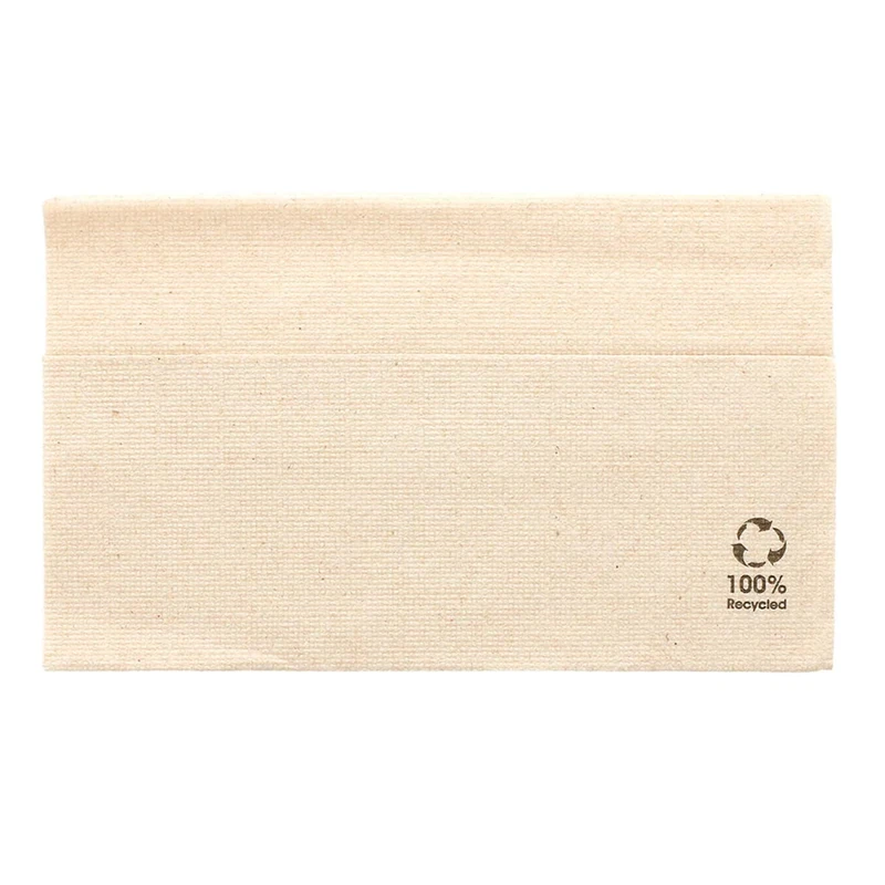 Master-Servis Napkins 1 Ply Ecolabel 23 Gsm 33X33 Cm Natural Recycled Tissu - 4800 Units