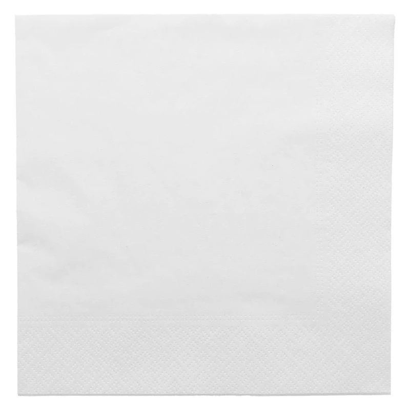 Napkins 3 Ply 17 Gsm 40X40 Cm White Tissue - 1000 Units
