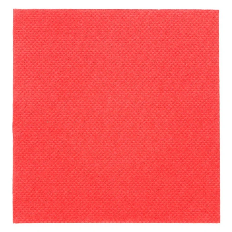 "Double Point" Napkins Ecolabel 18 Gsm 20X20 Cm Red Tissue - 2400 Units