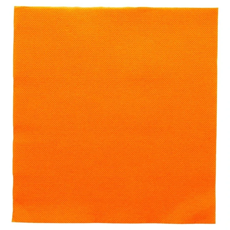 "Double Point" Napkins Ecolabel 18 Gsm 39X39 Cm Clementine Tissue - 1200 Units