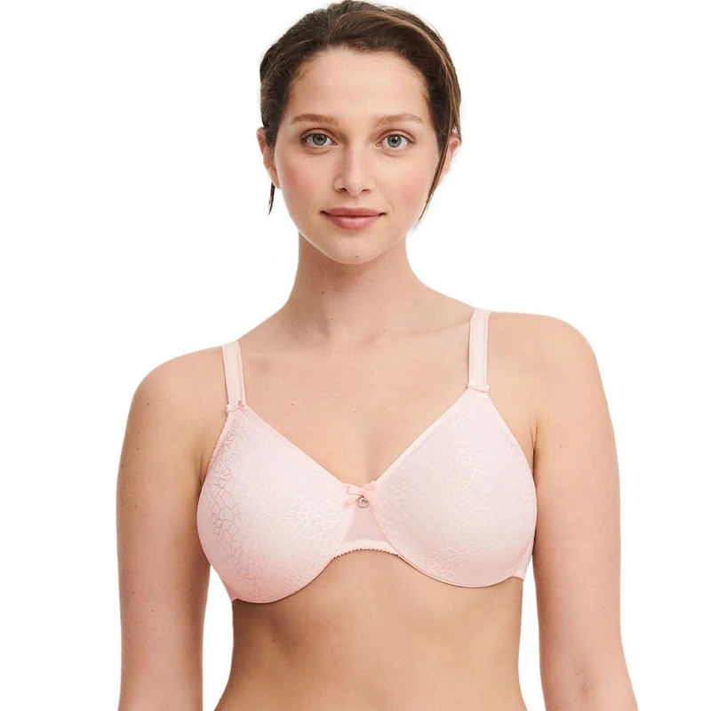 Chantelle Women's, C MAGNIFIQUE, Covering Molded Bra, Women's invisible lingerie, Zart Rose, 32D