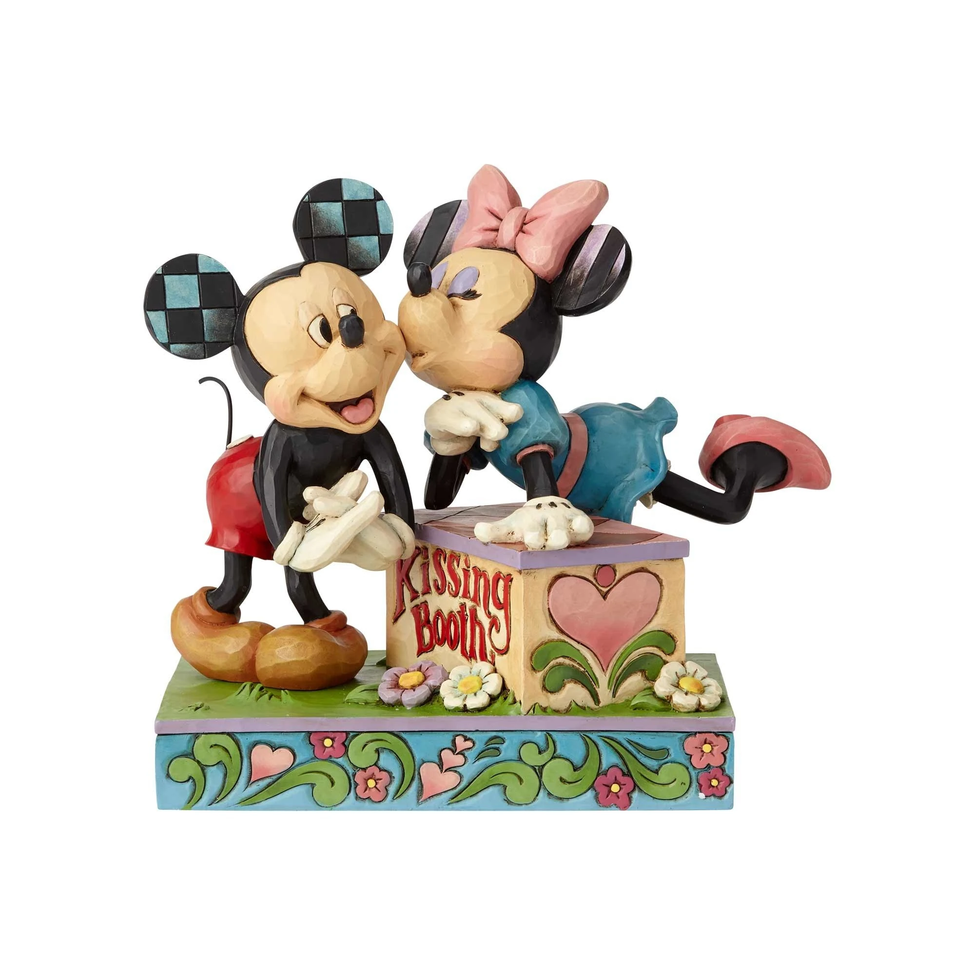 Enesco - Disney Kissing Booth (Mickey Mouse & Minnie Mouse Figurine)